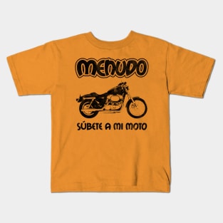 Súbete a mi Moto T-Shirt Black Kids T-Shirt